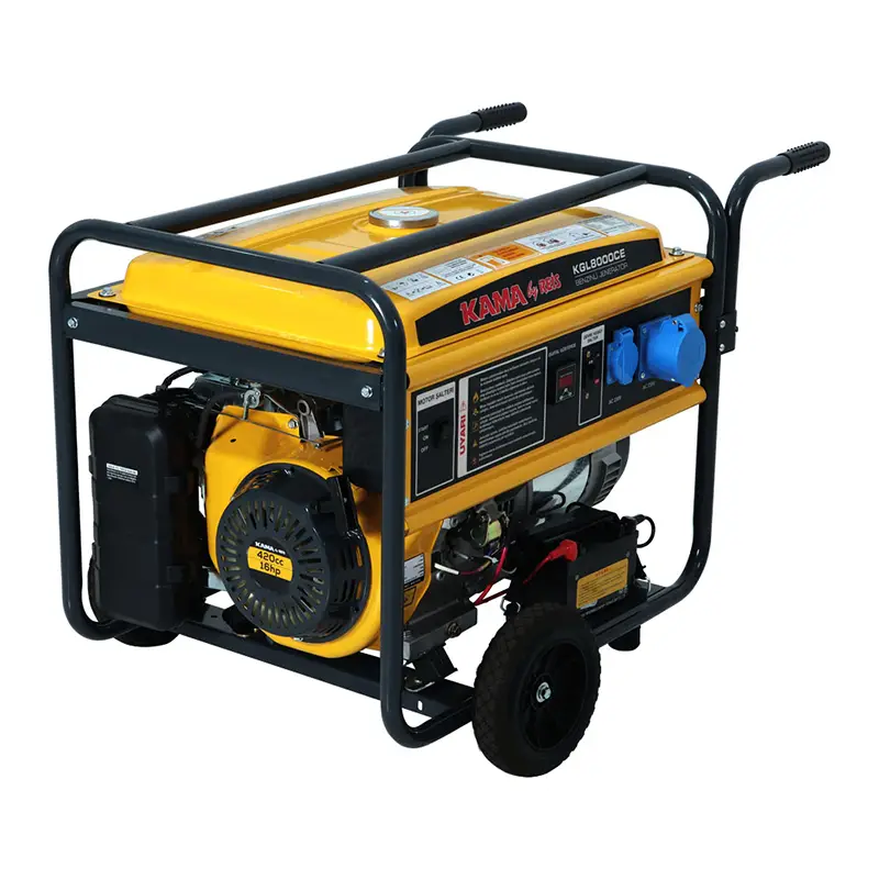 KAMA KGL8000C Monofaze Benzinli Marşlı Jeneratör | DEMAG Power Generator KAMA KGL8000C benzinli portatif jenerator